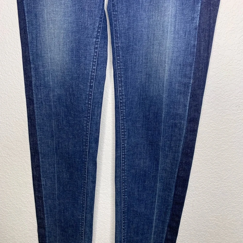 Rachel Comey jeans two tone sz 26 straight NWT Dark Blue Skinny #M2410 sample